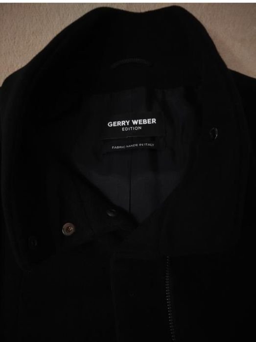 Женское Gerry Weber Пальто Чёрное Вовна 42