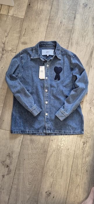 Donna Camicia di Jeans Blu Navy 40