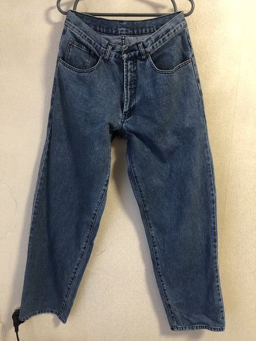 Uomo Iceberg Jeans Blu Navy Denim 32