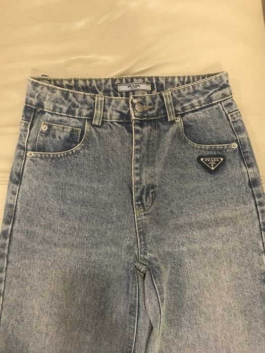 Женские Prada Джинсы Синий 80