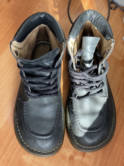 Мужские Dr. Martens Черевики Чёрные Кожа 37