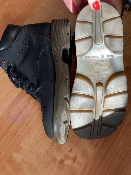 Мужские Dr. Martens Черевики Чёрные Кожа 37