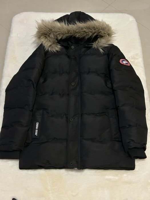 Мужской Canada Goose Куртка Чёрный 36