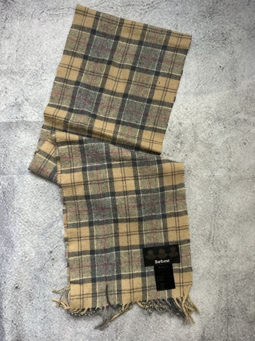 Unisexe Barbour Écharpe Bleue Cachemire