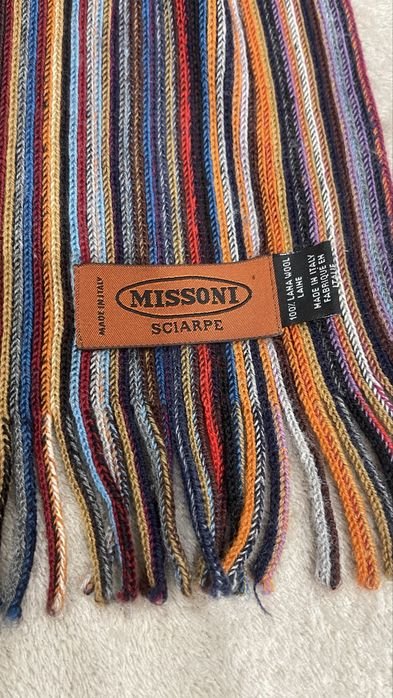 Унисекс Missoni Шарф Винтажный Шерсть