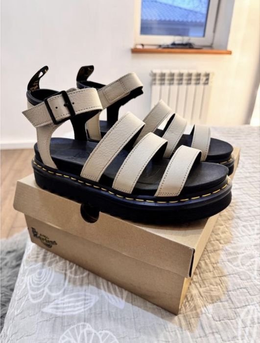 Donna Sandali Beige Pelle 40