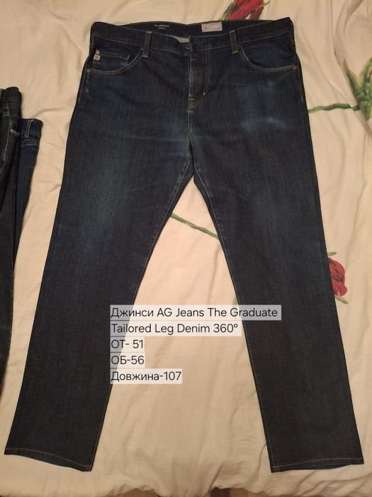 Uomo Jeans Blu Navy Denim 40