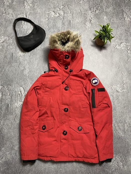 Homme Canada Goose Bomber Rouge 34
