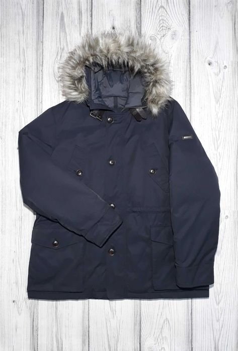 Мужской Hugo Boss Парка Тёмно-синий 44