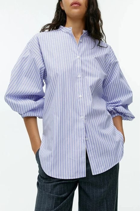 Женская Arket Рубашка Голубая