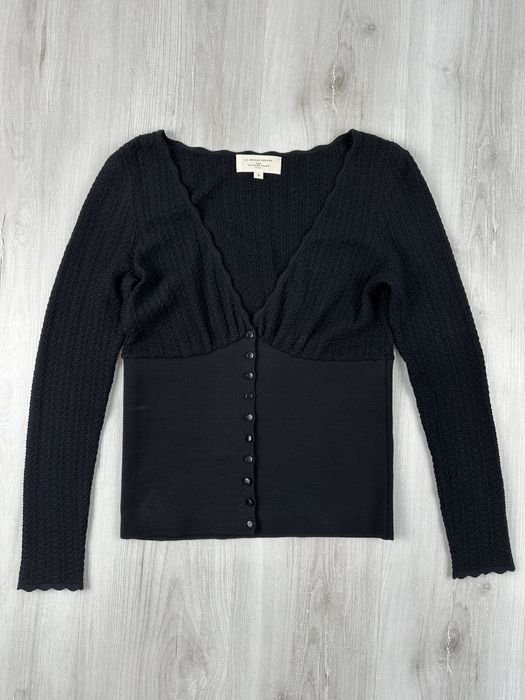 Женский Sezane Светр Чёрный Вискоза М