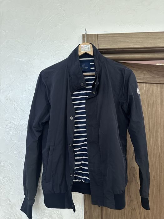 Мужской Scotch&Soda Бомбер Тёмно-синий 36