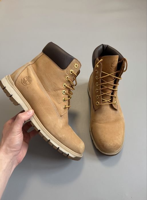 Homme Timberland Bottes Beige Nubuck 44
