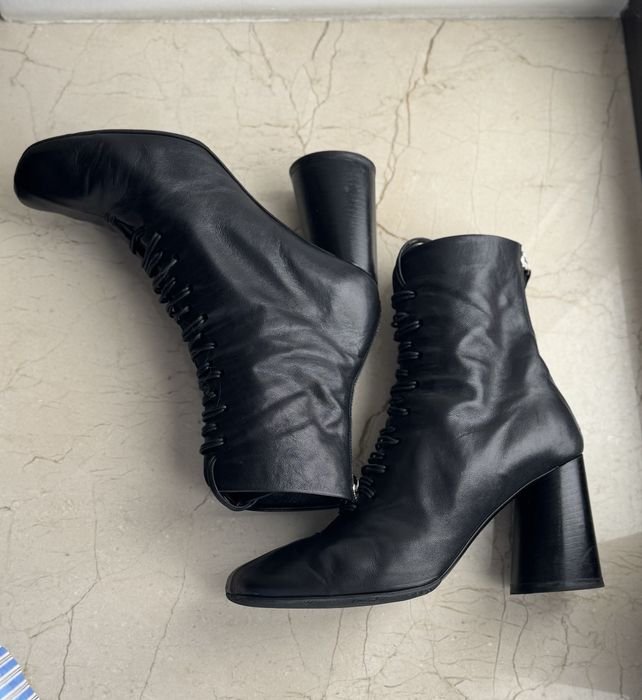 Donna Halmanera Stivaletti Nero Pelle 40