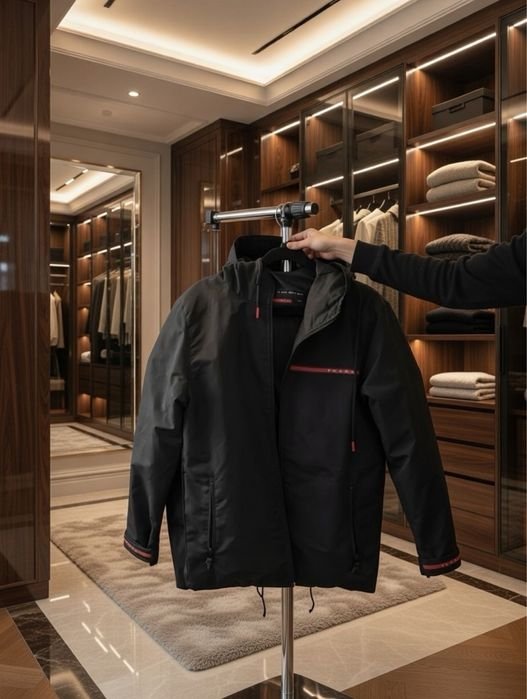 Мужская Prada Ветровка Чёрный