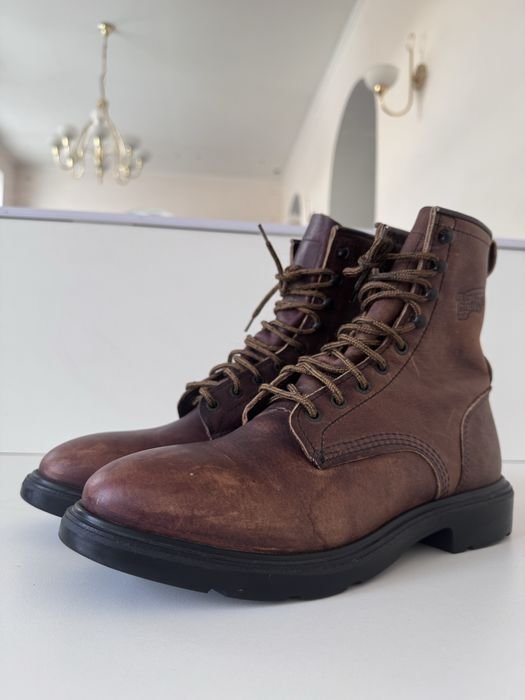 Men Red Wing Boots Leather 43