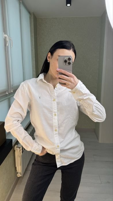 Женская Allsaints Рубашка Белая XS