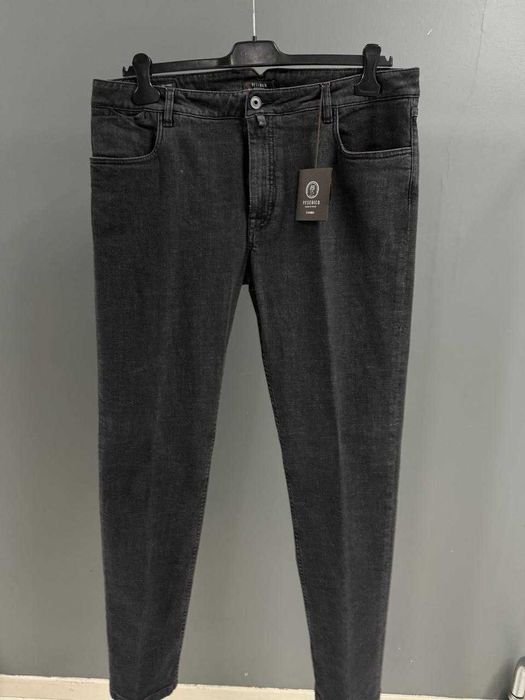 Uomo Peserico Jeans Grigio Cotone 36-38