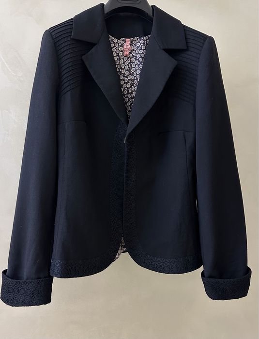 Femme Massimo Dutti Blazer Noir Laine 38
