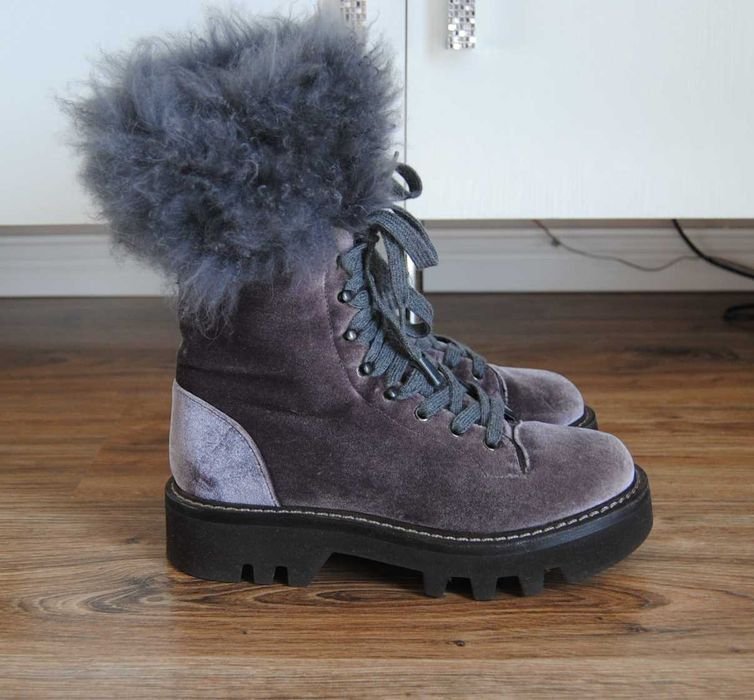 Femme Brunello Cucinelli Bottes Noir Velours 39