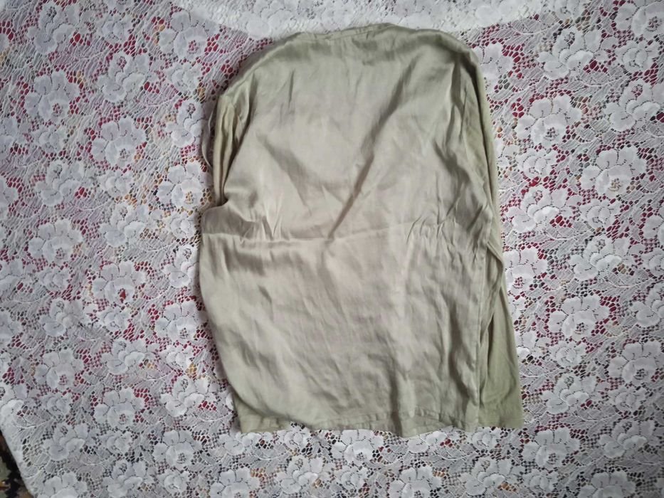 Женская Hallhuber Блуза Зелёная Другой материал 36