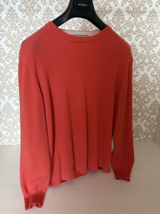 Мужской Salvatore Ferragamo Светр Серый Шерсть 38