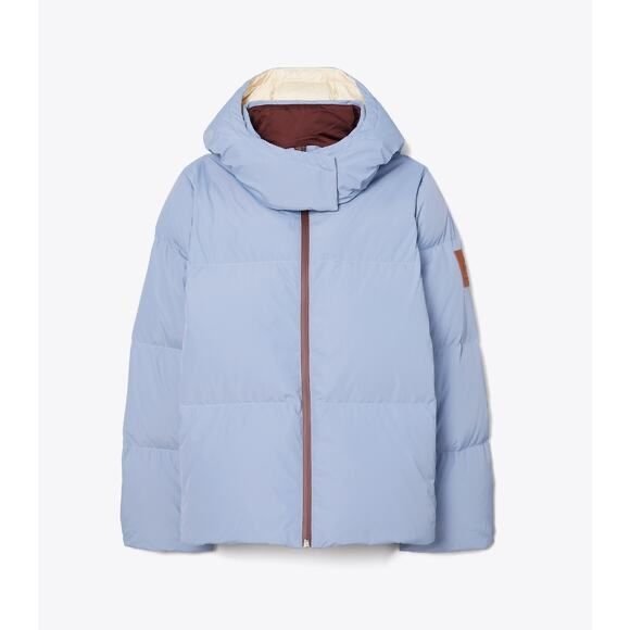 Женская Tory Burch Пуховик Голубой 40