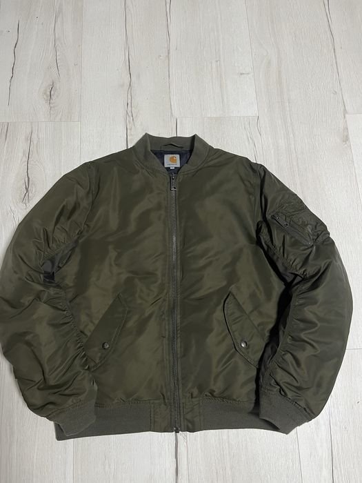 Мужской Carhartt WIP Бомбер Зелёный 40