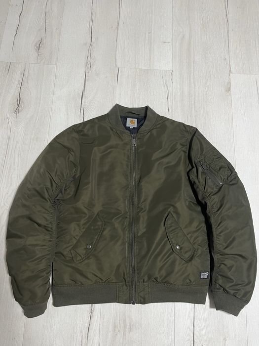 Мужской Carhartt WIP Бомбер Зелёный 40