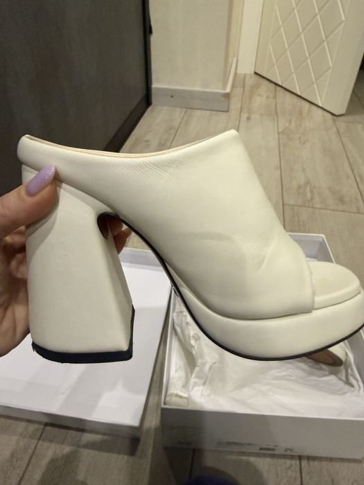 Женские Proenza Schouler Мюли Молочные Кожа 36