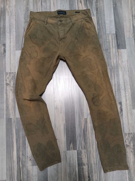 Женские Scotch & Soda Брюки Коричневый Котон 32/L