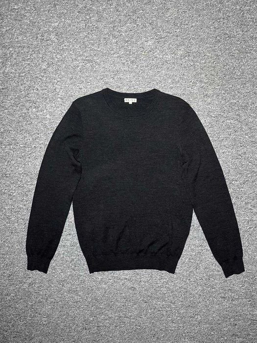 Men REISS Sweater Grey Wool 36