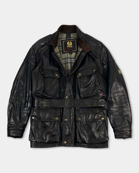 Мужской Belstaff Куртка Чёрный L