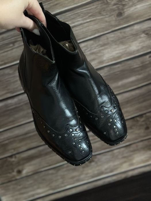 Women Carlo Pazolini Boots Black Leather 39.5