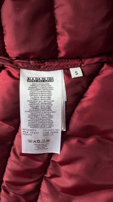 Women Napapijri Puffer Jacket Red 36