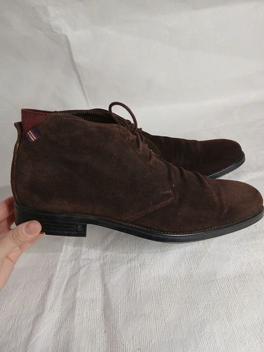 Herren Stiefel Braun Wildleder 42.5