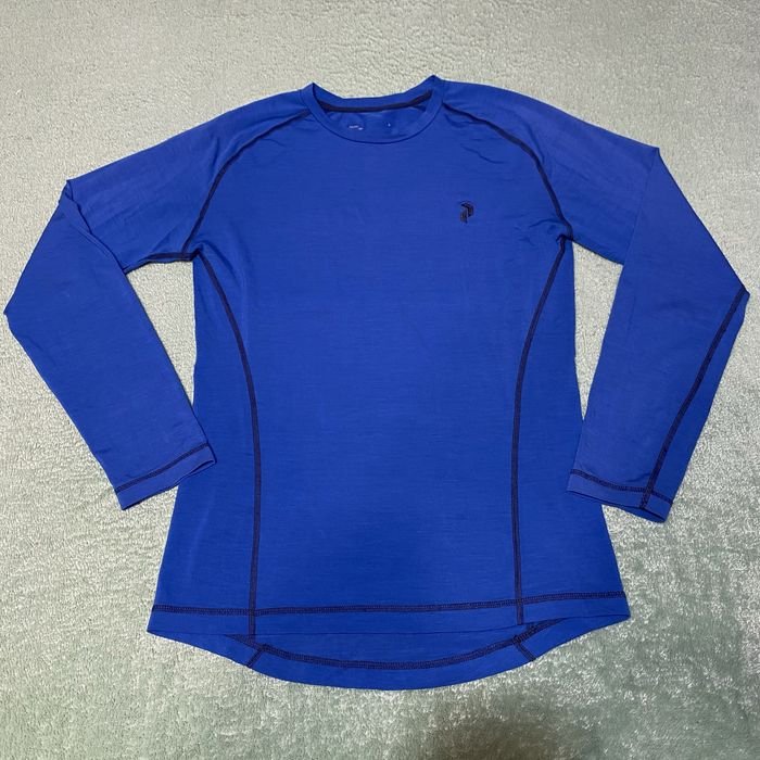 Мужской Peak Performance Термокофта Чёрный Мерино