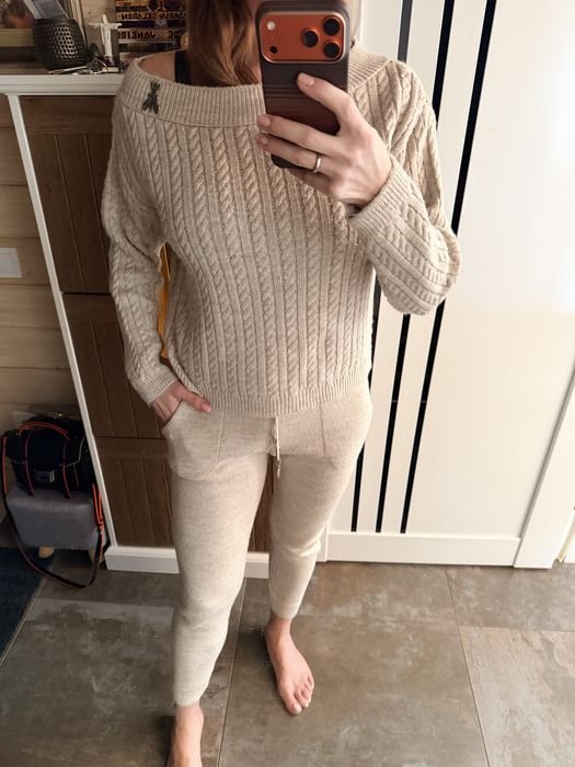 Женский Patrizia Pepe Костюм Бежевый S