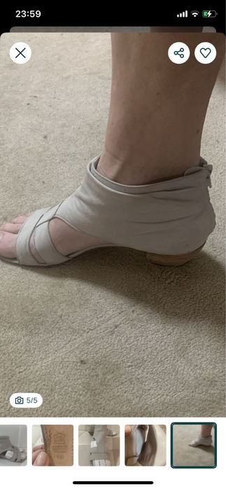 Женские Kennel Schmenger Босоножки Светло-серый 39