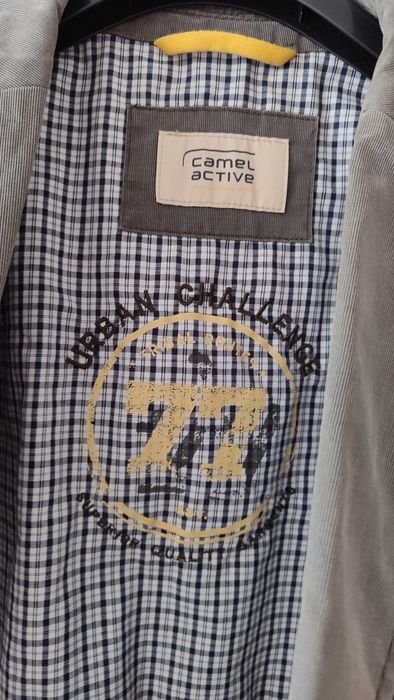 Uomo Camel Active Blazer Grigio 40