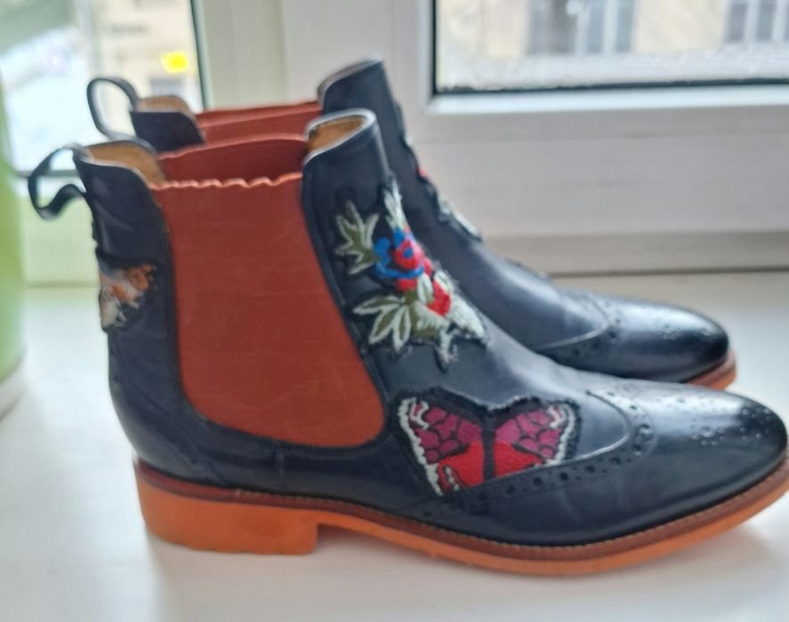 Homme Melvin & Hamilton Bottes Multicolore Cuir 38