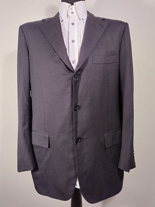 Мужской Kiton Пиджак Голубой Шерсть 42