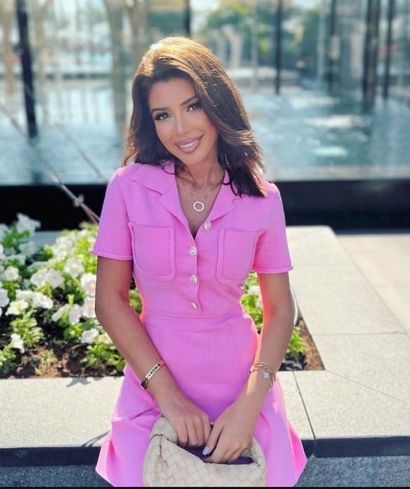 Damen Maje Kleid Rosa 36