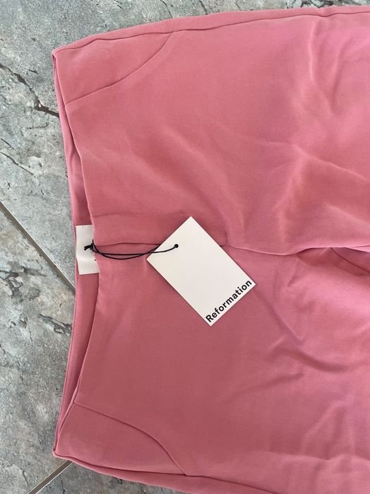 Women Reformation Trousers Pink 38