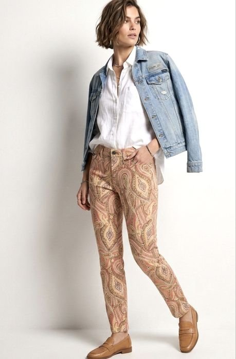 Мужские Byblos Джинсы Пейсли Хлопок 36