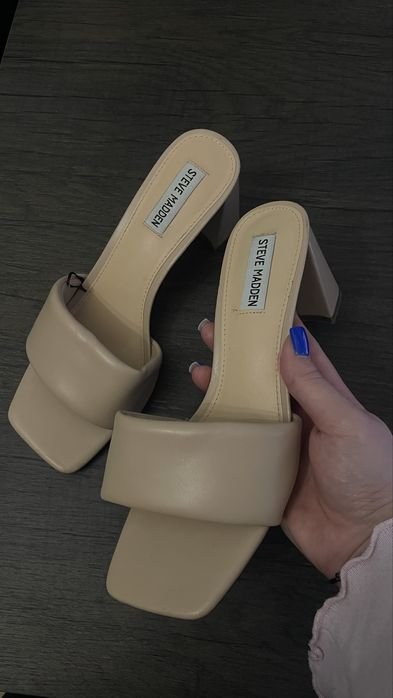 Женские Steve Madden Туфли Бежевые Искусственная