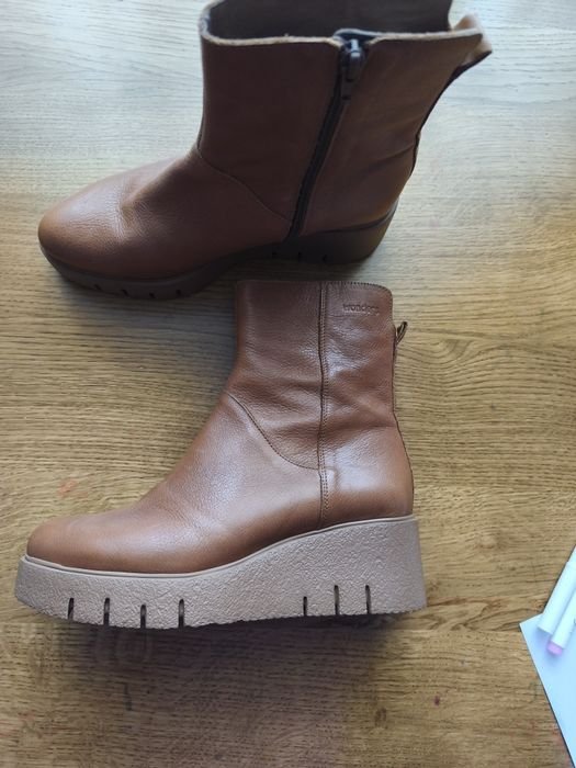 Женские Wonders Черевики Коричневый Натуральная