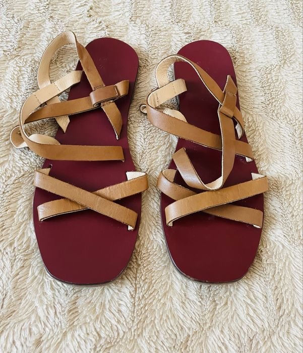 Женские Joules Босоножки Коричневый Кожа 40