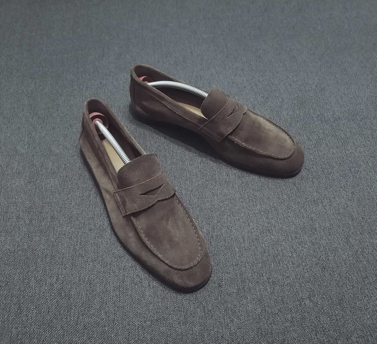 Homme Doucal's Mocassins Marron Suède 42.5