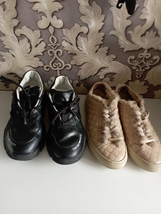 Women Emporio Armani Uggs Brown Leather 39